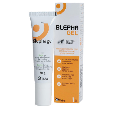 Blephagel eyelid cleansing - blephagel,
