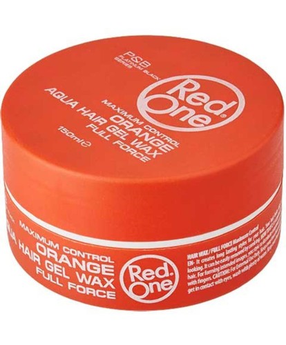 Red one orange aqua hair - hair, gel