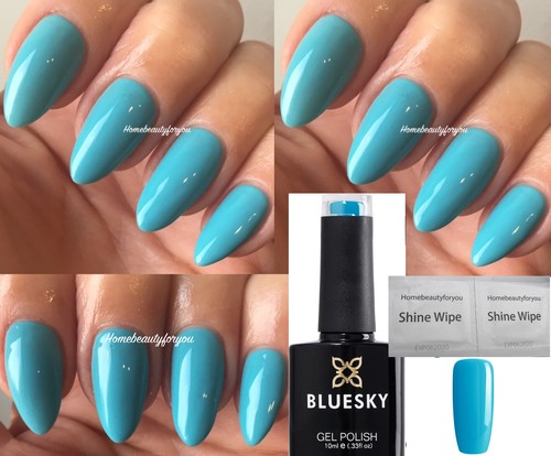 Bluesky gel nail polish aqua - bluesky,
