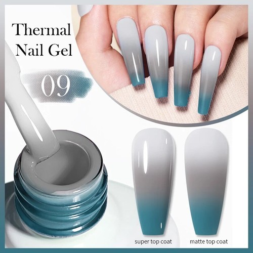 Thermal gel nail - nail, ombre
