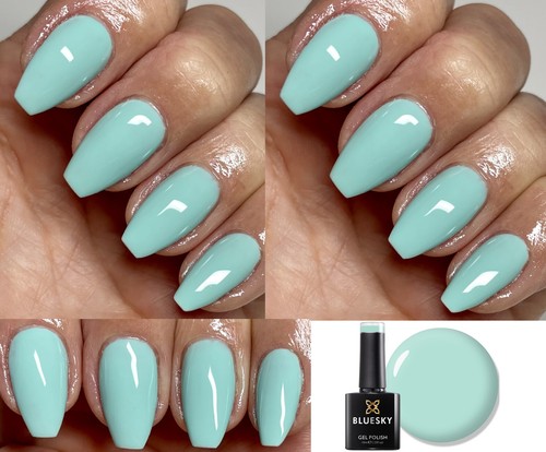 Bluesky gel nail polish aqua - nail,
